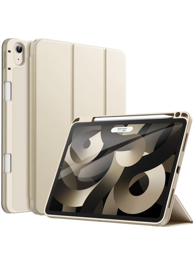 Black Trifold Smart Cover for iPad Air 13 Inch (M2) 2024 – Auto Wake/Sleep, Pencil Holder, and TPU Back - Image 1