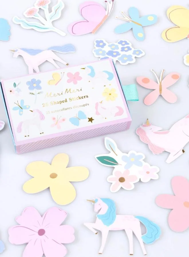 Meri Meri Unicorn Shaped Stickers