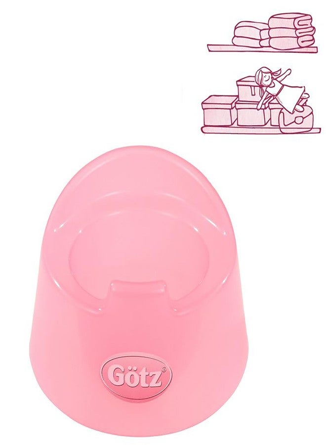 Götz Gotz Basic Boutique Doll Sized Pink Potty for 13" Baby Dolls - Image 2