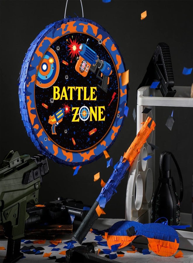 Ferraycle Dart Piñata Large Dart Theme Piñata Set Birthday Party Supplies Bundle with Stick Blindfold for Party Game Favors 13 x 13 Inch - Image 5