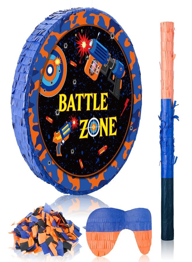 Ferraycle Dart Piñata Large Dart Theme Piñata Set Birthday Party Supplies Bundle with Stick Blindfold for Party Game Favors 13 x 13 Inch - Image 2