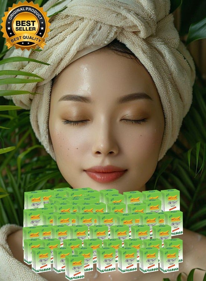 Pyary 66 Pieces Ayurvedic Turmeric Soap 75gram - Image 1