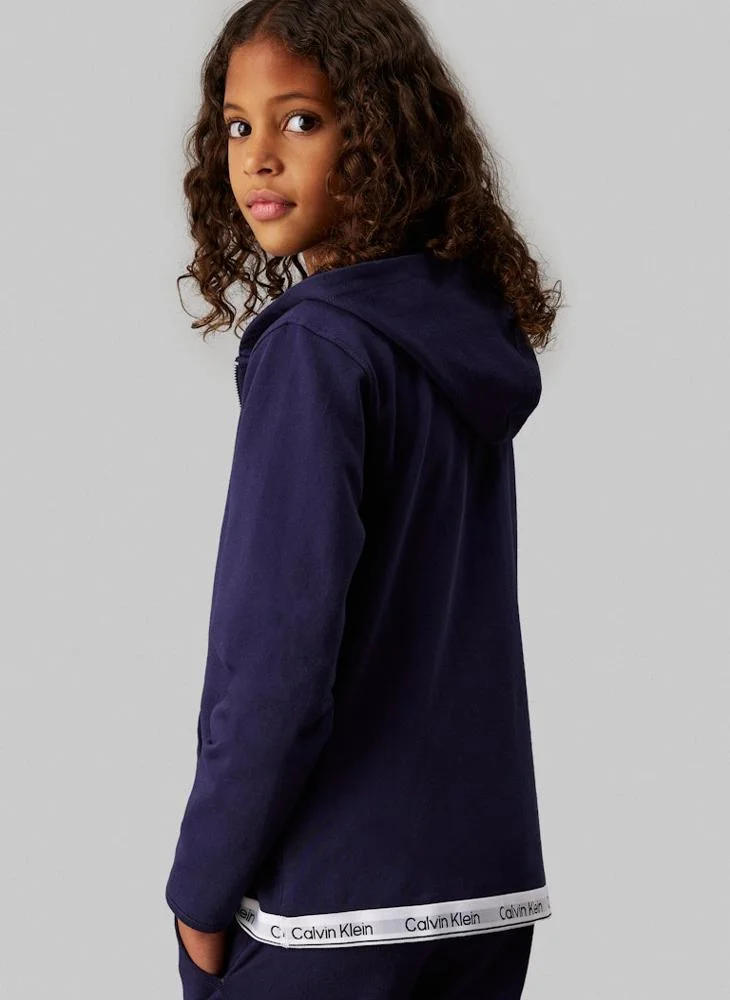 Calvin Klein Jeans Youth Zip Through Sweatshirts