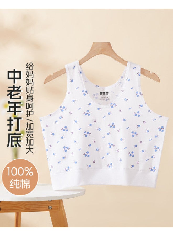 Your Sun Middle-Aged And Elderly Short Sleeveless Vests, Loose-Fitting Underwear For Seniors, Lightweight Summer T-Shirts - Image 1