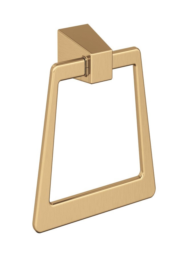 Amerock Champagne Bronze Towel Ring - 6-13/16 in Length - Bathroom & Kitchen Towel Holder - Image 1