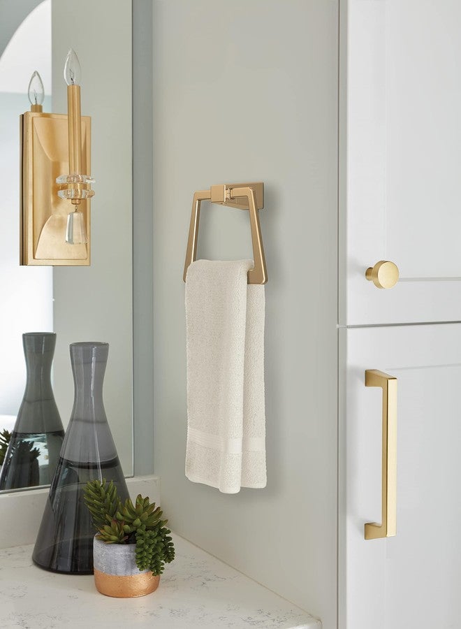 Amerock Champagne Bronze Towel Ring - 6-13/16 in Length - Bathroom & Kitchen Towel Holder - Image 2