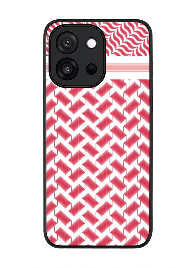 Stylizedd For OnePlus 13s / 13T Case,Slim fit Camera Protection, Shockproof Thin Phone cover  - Shemag (Red)