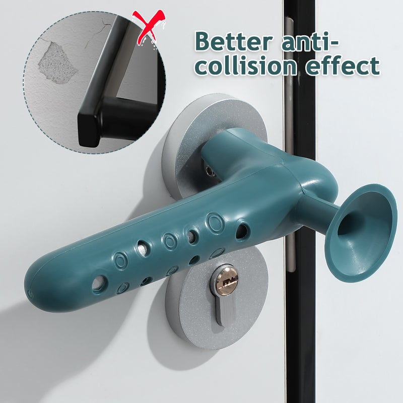 4pcs Door Handle Wall Protectors Silicone Door Knob Sleeve Door Stoppers - Image 3
