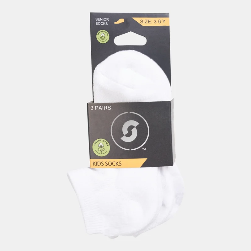 Sun and Sand Sports Kids' Socks - 3 Pack (Younger Kids)