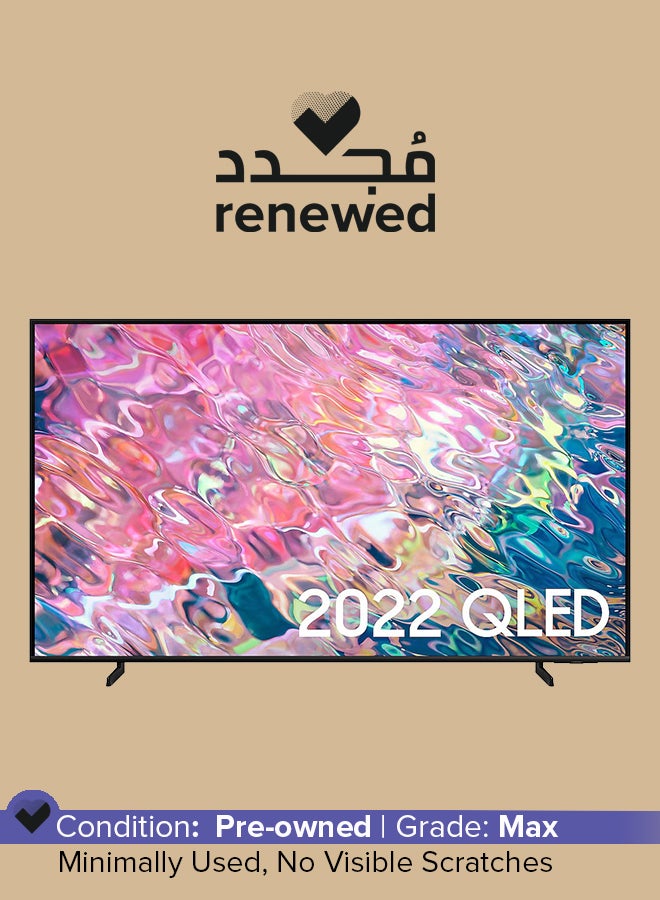 Samsung Renewed -  55 Inch 4K QLED TV QE55Q60B Black - Image 1