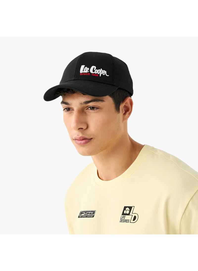 Lee Cooper Lee Cooper Logo Embroidered Cap with Buckled Strap Closure