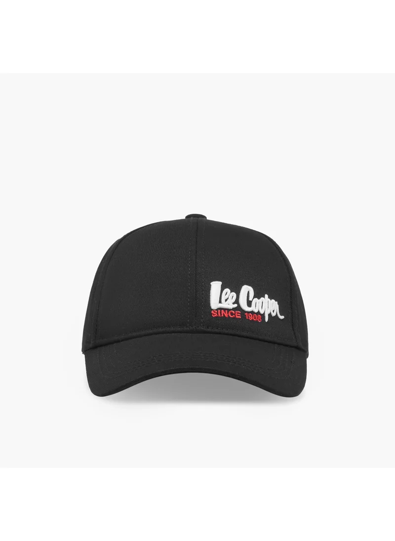 Lee Cooper Lee Cooper Logo Embroidered Cap with Buckled Strap Closure
