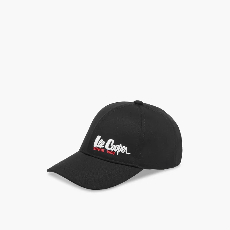 Lee Cooper Lee Cooper Logo Embroidered Cap with Buckled Strap Closure