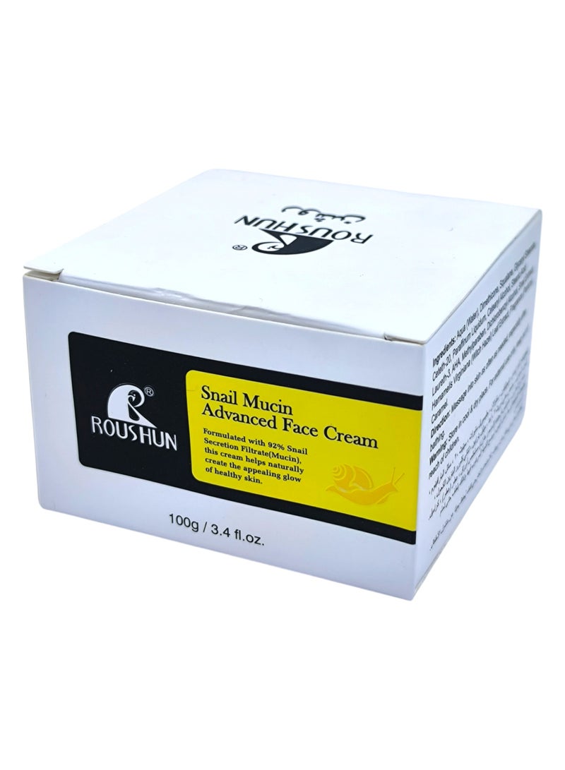 ROUSHUN snail cream for the face 100 grams - Image 3