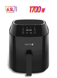 DOTS Dots Air Fryer 1700W Power, Spacious Basket,6.5l Digital Touch Control, 7 Preset Functions, Rapid Air Convection - Perfect for Large Meals, Smokeless Cooking  - Image 1
