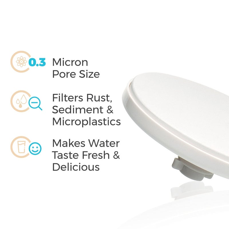 Santevia Ceramic Pre-filter Replacement by Santevia | Designed for Santevia's Gravity Water System | Removes Particles From Water | 0.3 Micron Pore Size - Image 2