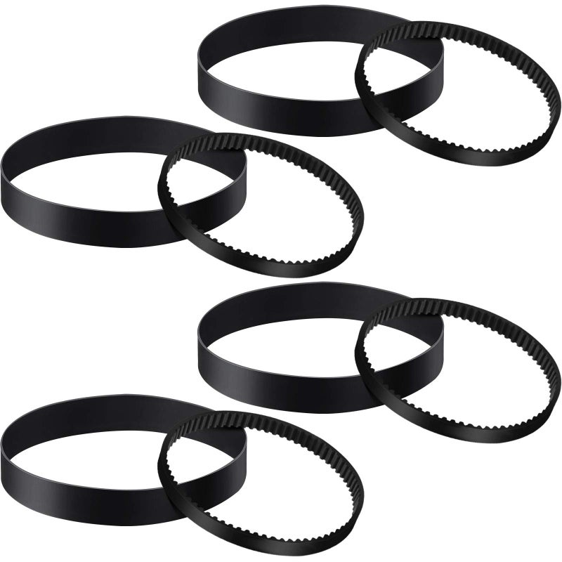Honoson Honoson 4 Sets 6960W Belt Replacements Compatible with Bissell ProHeat 2X 0150621 2150628 Vacuum Cleaner Replacement Rubber Belts Pump and Roller Brush Belt Sets Compatible with Bissell