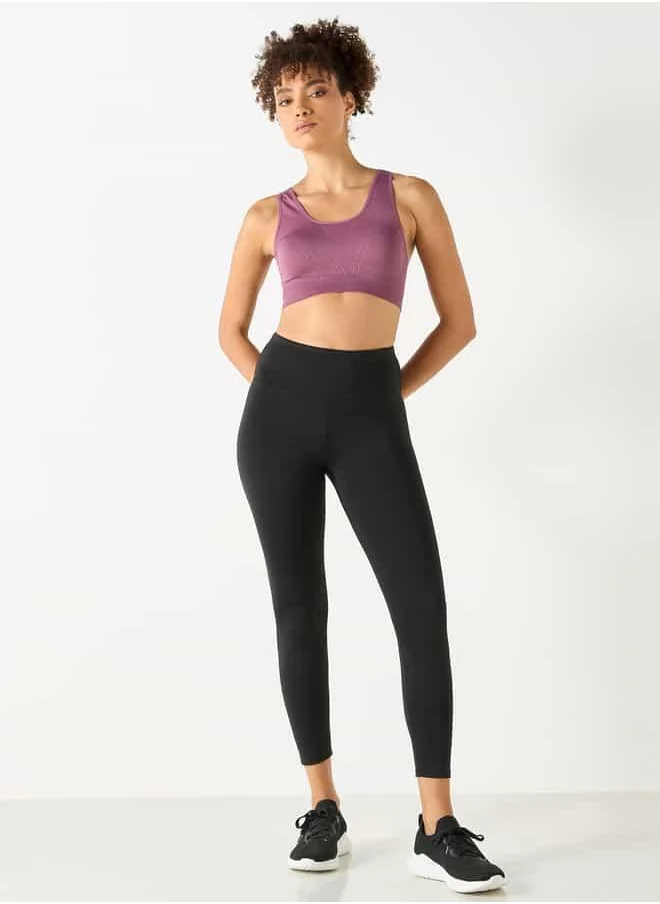 ادوت Textured Racerback Bra