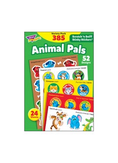 Trend Enterprises Inc. Animal Pals Stinky Stickers Variety Pack 385 Ct.  - Image 2