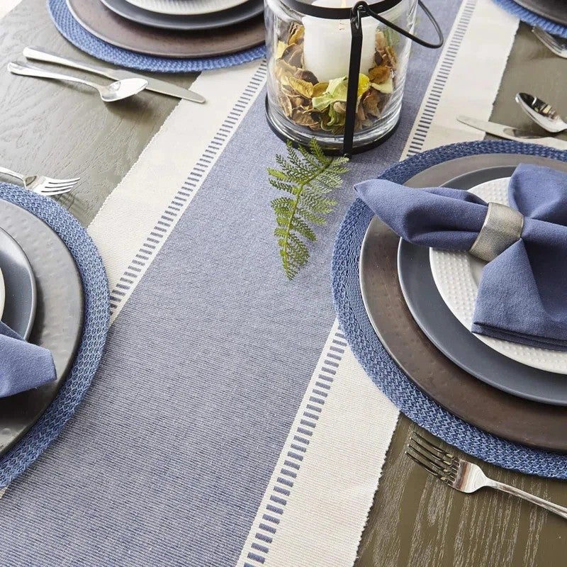 Y&D Woven Table Runner with Tassels – High-Quality Cotton Table Runner for Dining Table Decor, Elegant and Durable Table Runners for Everyday Use or Special Occasions - Image 3