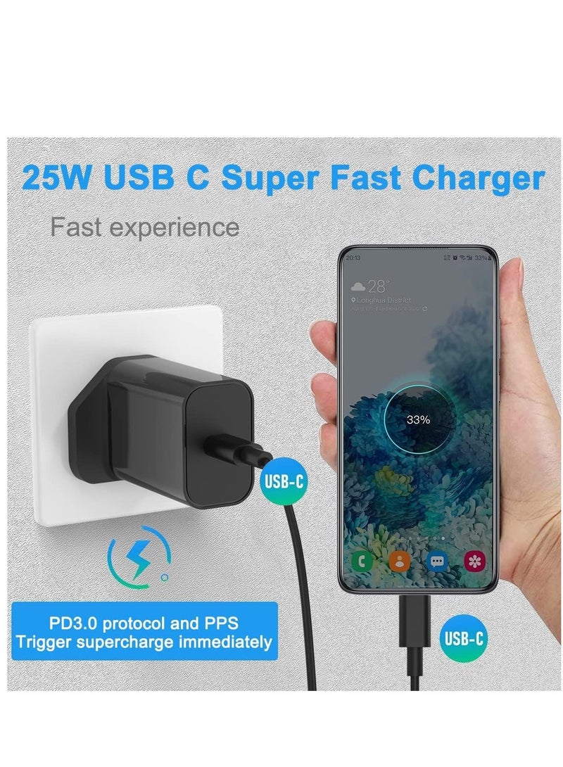 ELTRAZONE 25W USB C Wall Charger with USB C Cable, USB C PD Charger Fast Charge for Samsung Galaxy S23 Ultra/S23+/S23/S22 Ultra/ S22+/S22 - Image 5