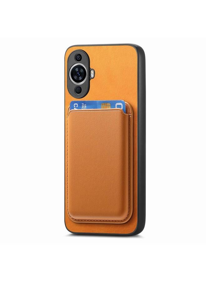 S-TOP Case For Huawei nova 13 Pro Retro Magsafe Card Bag PU Back Cover Phone Case - Image 2