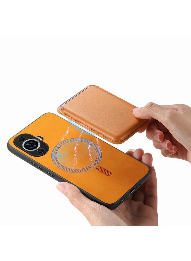 S-TOP Case For Huawei nova 13 Pro Retro Magsafe Card Bag PU Back Cover Phone Case - Image 4