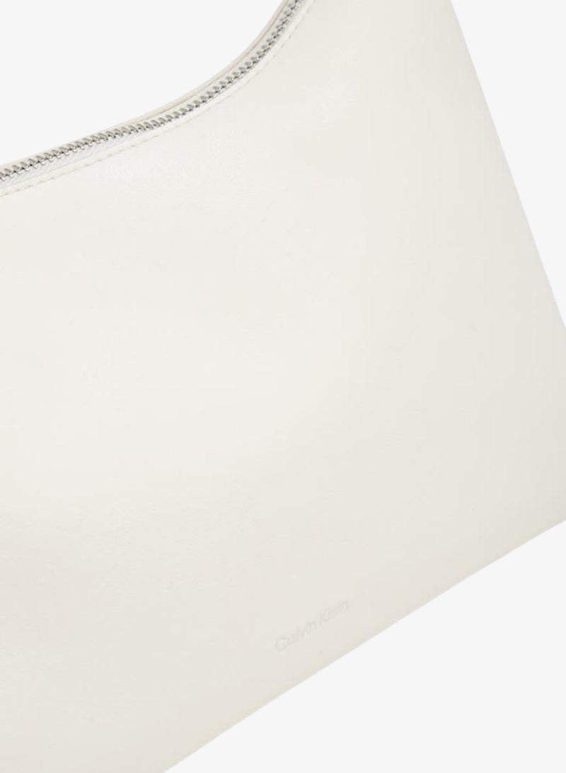 CALVIN KLEIN MEDIUM CROSSBODY BAG WITH HARDWARE STRAP - Image 4