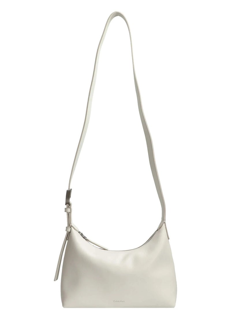 CALVIN KLEIN MEDIUM CROSSBODY BAG WITH HARDWARE STRAP - Image 1