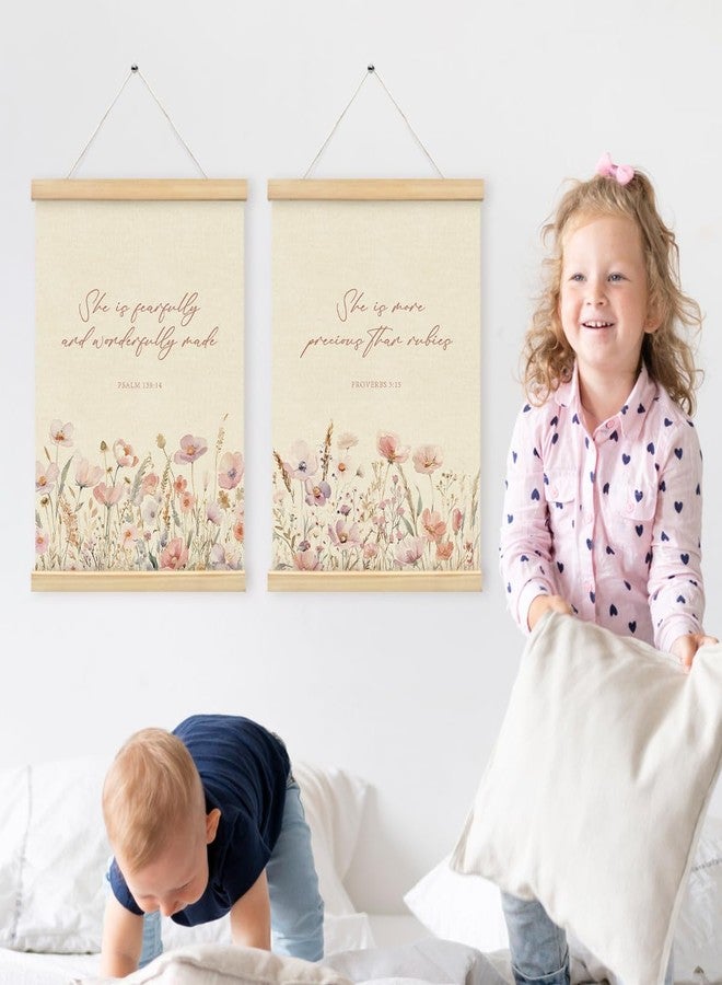 PLKMN 300LH-2guahua-bible Wall Art Posters Framed with Wood Hanger - Image 3