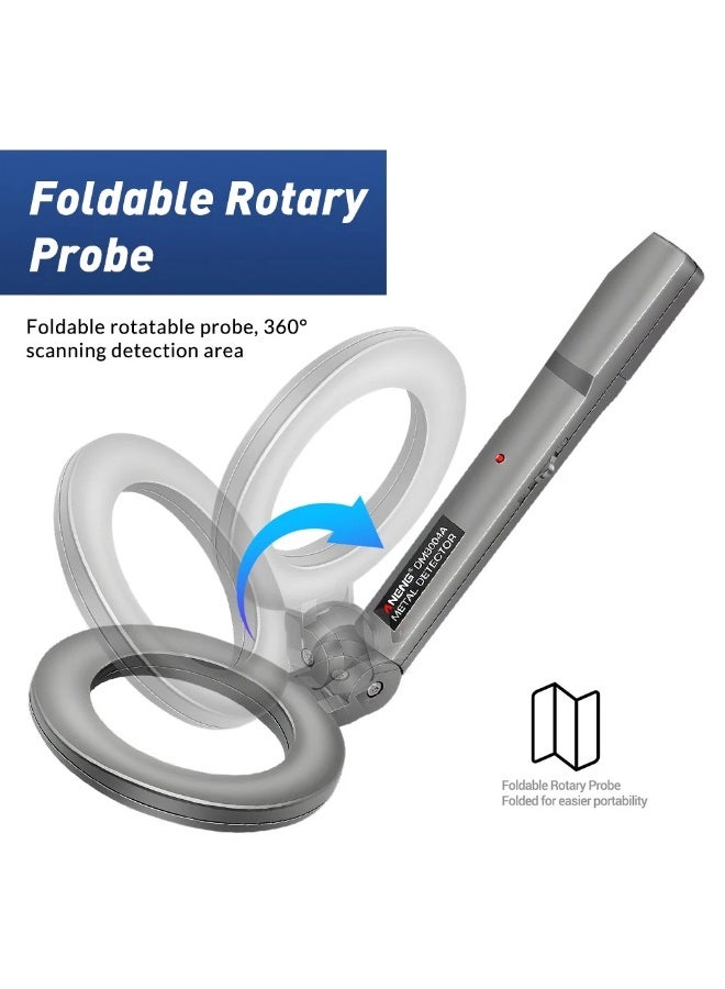 أنينج كاشف المعادن المحمول اليدوي الاحترافي (Pinpointer) | جهاز بحث عن الكنوز والمغامرات الخارجية مع تنبيهات صوتية واهتزازية وحساسية قابلة للتعديل | الرفيق الأمثل للهواة والمبتدئين-جهاز إنذار صوتي واهتزاز-كشف معادن للمغامرات-كاشف معادن للبحث عن الكنوز في البر والبحر - Image 2