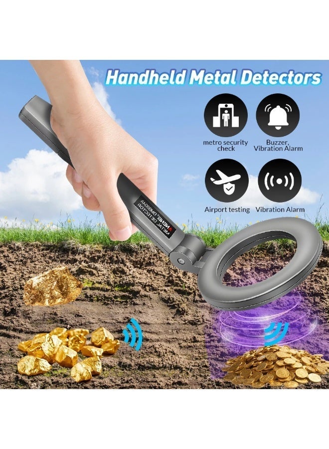 أنينج كاشف المعادن المحمول اليدوي الاحترافي (Pinpointer) | جهاز بحث عن الكنوز والمغامرات الخارجية مع تنبيهات صوتية واهتزازية وحساسية قابلة للتعديل | الرفيق الأمثل للهواة والمبتدئين-جهاز إنذار صوتي واهتزاز-كشف معادن للمغامرات-كاشف معادن للبحث عن الكنوز في البر والبحر - Image 3