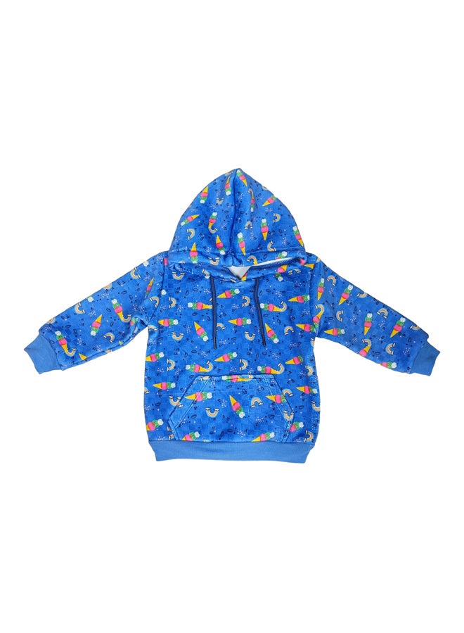 BabyShoora Baby two-piece set of pants + sweatshirt and cape - Image 3