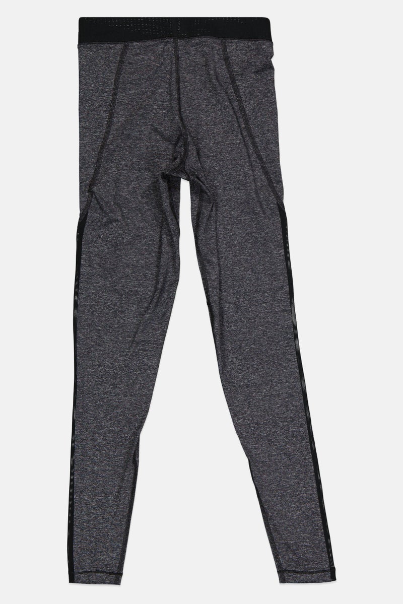 Nike Women Tight Fit Training Full Length Leggings, Heather Grey - Image 3