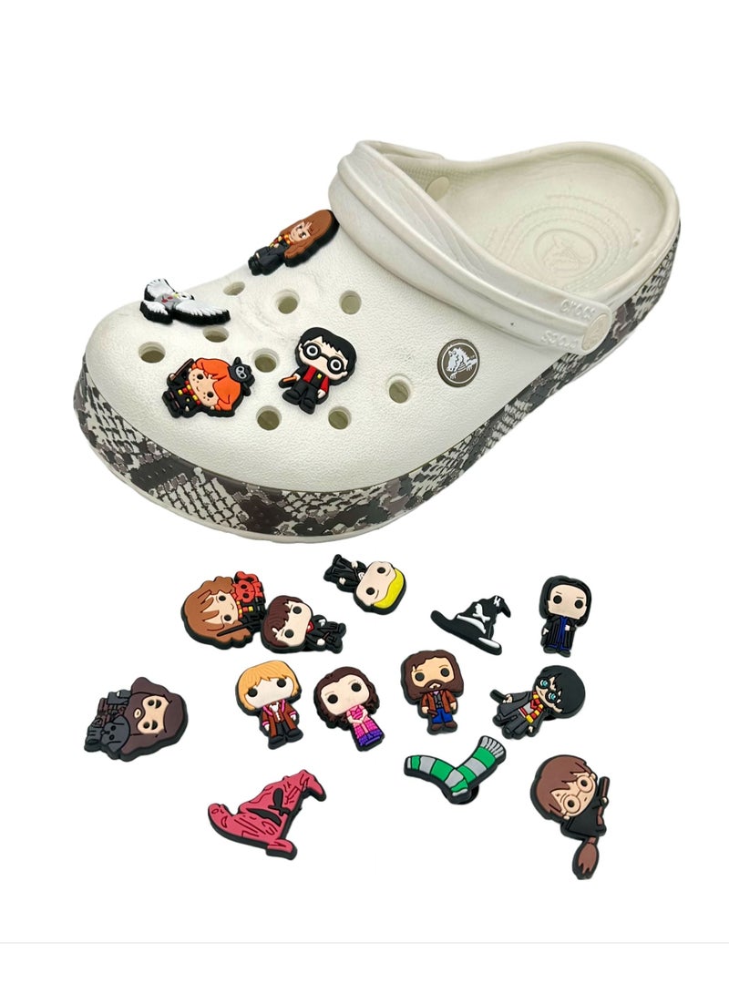 17 قطعة زينة أحذية هاري بوتر جيبيتز لأحذية كروكس شبشب وسوار معصم صغير - Image 3