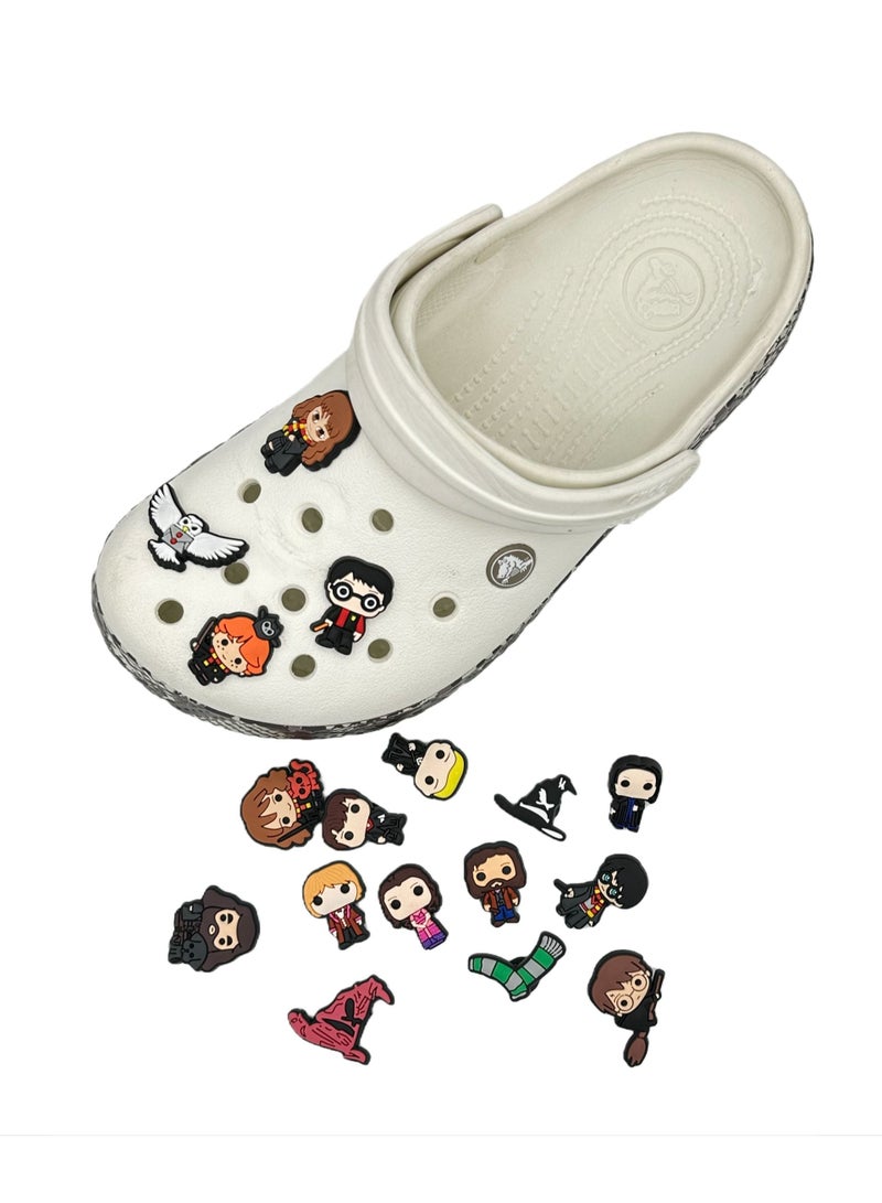 17 قطعة زينة أحذية هاري بوتر جيبيتز لأحذية كروكس شبشب وسوار معصم صغير - Image 4