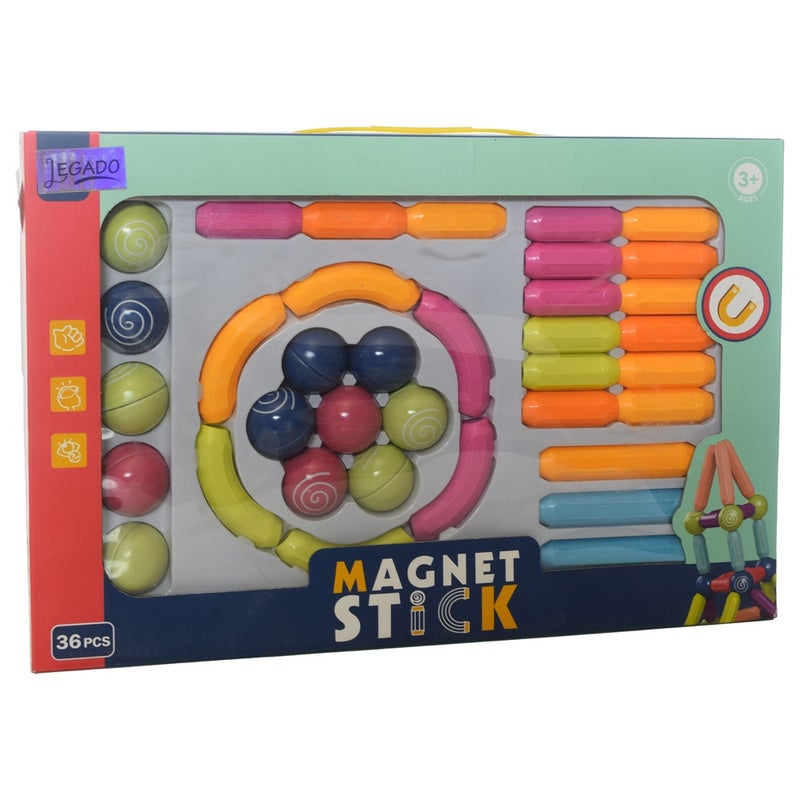 Magnet Stick Game Set 36 Pieces - HD378A - Image 1