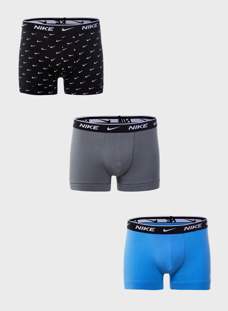 Nike 3 Pack Logo Trunk