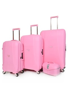 ERGO Ergo Luggage Trolley Bags Set Of 4 Pieces,P26230/4/94 Burgandy  - Image 1
