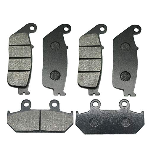 S SYUU Semi-Metallic Motorcycle Brake Pads Compatible with AN650 AN 650 Burgman Skywave 650 2003-2018, Low Fade, High-Performance, Heat-Resistant & Low-Noise, Cruisers & Touring FA142F FA412R - Image 4