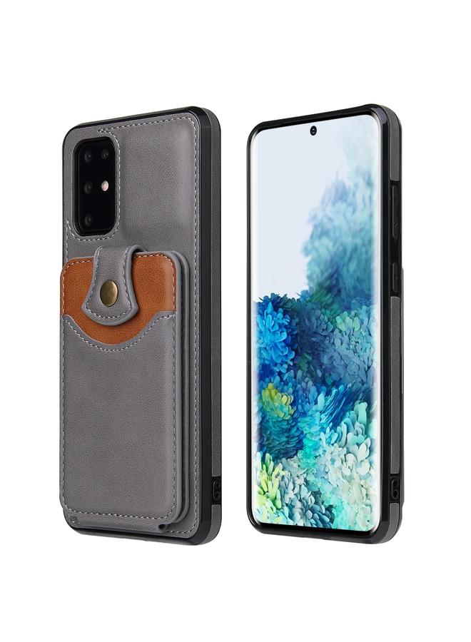 اس-توب جراب لهاتف Samsung Galaxy S20+ مصنوع من الجلد الناعم وحقيبة محفظة وحافظة هاتف - Image 2