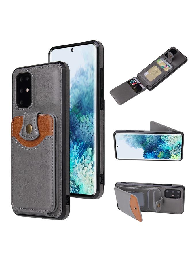اس-توب جراب لهاتف Samsung Galaxy S20+ مصنوع من الجلد الناعم وحقيبة محفظة وحافظة هاتف - Image 1