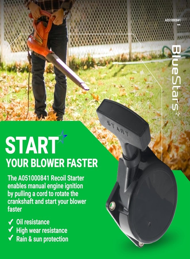 مجموعة بادئ التشغيل BlueStars A051000841 - لآلات نفخ الظهر Echo PB-650 وPB-650H وPB-650T وPB-651H وPB-651T وPB-750H وPB-750T وPB-755 وPB-755H وPB-770H وPB-770T - بديل للقطعتين A051000840 وA051000201 - Image 5