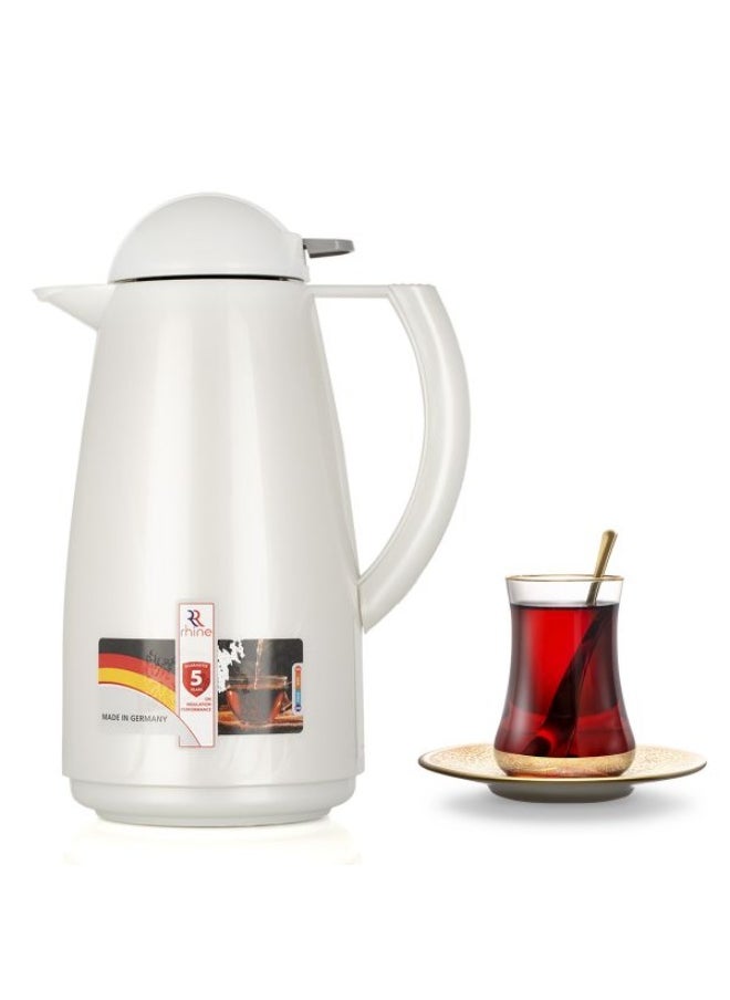 Alsaif Gallery Rhine German Thermos Silver 1 Liter 