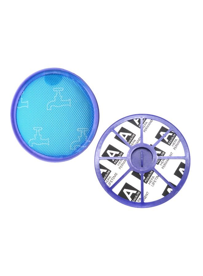 NIBEMINENT 2-Piece Replacement Hepa Pre And Post Filter Purple 15.50centimeter  - Image 4