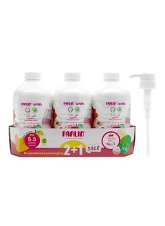 FARLIN Pack Of 3 Baby Bottle Liquid Wash - 3x700ml  - Image 1