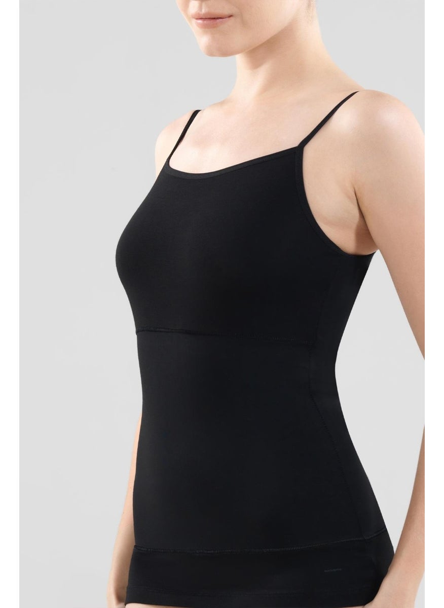 Blackspade Illusion Corset Tank Top Black Women 1481 