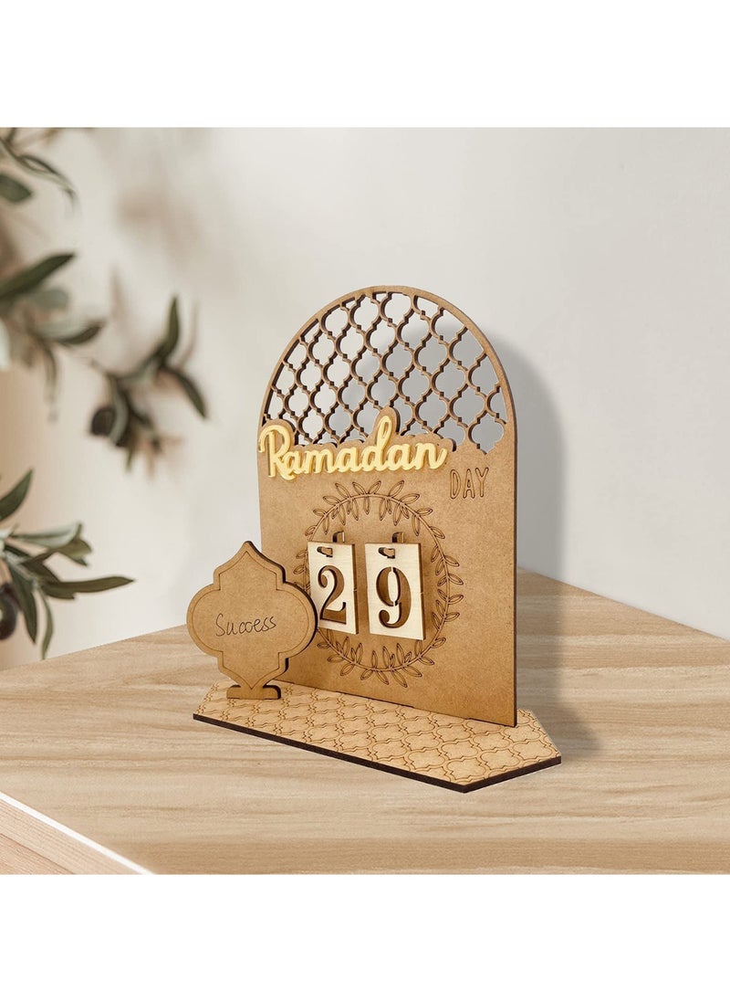 Ramadan Advent Calendar, Wooden Ramadan 30 Days Countdown Calendar, DIY Eid Mubarak Decorations for Ramadan Parties, Ramadan Gifts for Family (Wreath) - pzsku/Z0E7AC64885E27274AC7AZ/45/_/1739324156/48a4a0be-5a2e-4cfc-a62d-3b9f89195585