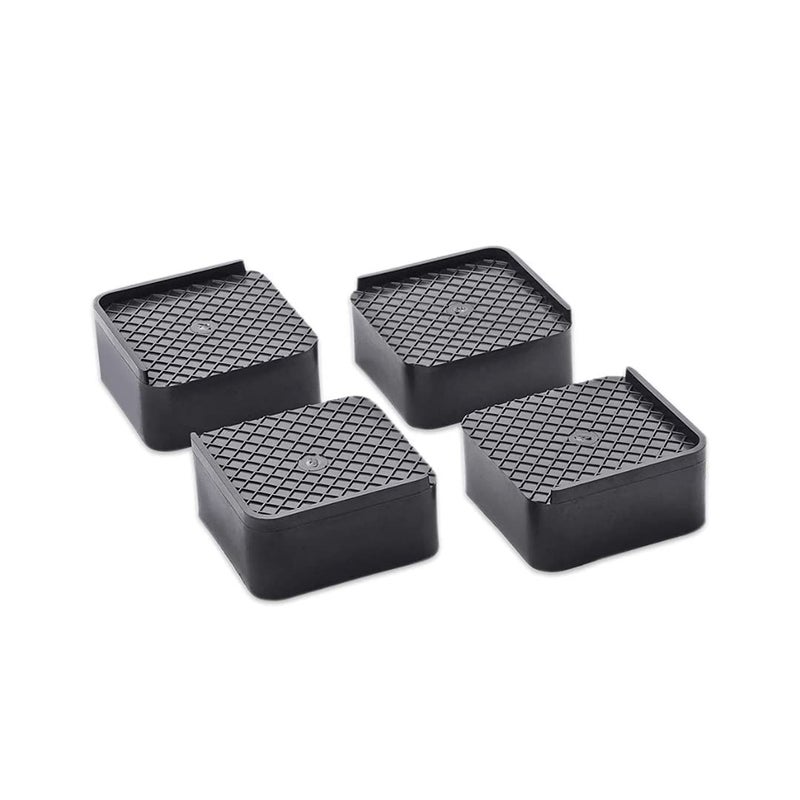JASDONE JASDONE Fridge Stand Multipurpose Heavy Duty Stand for Washing Machine Cupboard Single Door Double Door Refrigerator Set of 4 - Image 1