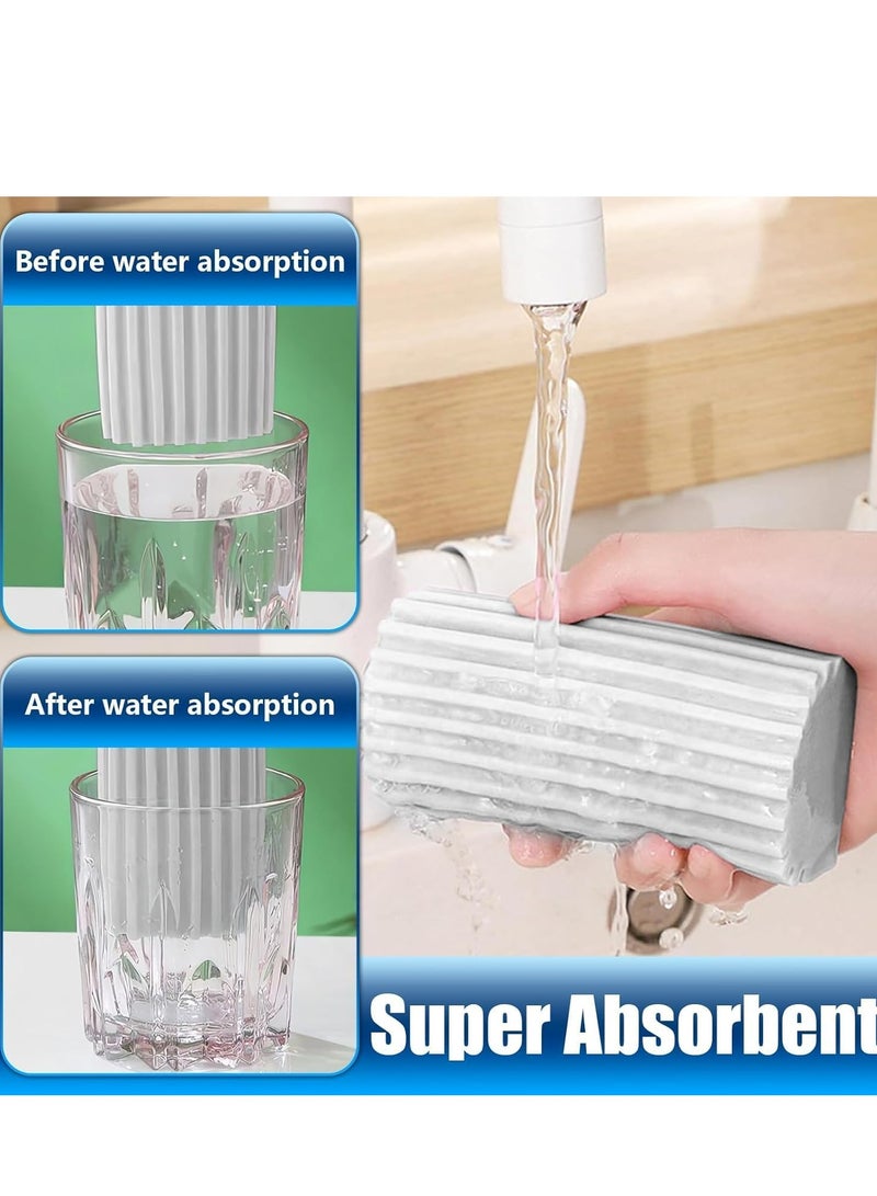 Oasisgalore Reusable Cleaning Sponges Brush (4-Pack), Dusters for Baseboards, Ceiling Fans, Kitchen, Blinds, Windows. - Image 5